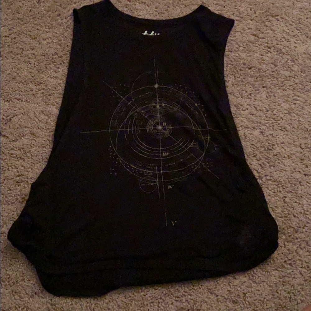 Black Super Soft Muscle Tank
